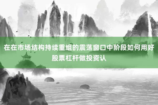 在在市场结构持续重组的震荡窗口中阶段如何用好股票杠杆做投资认